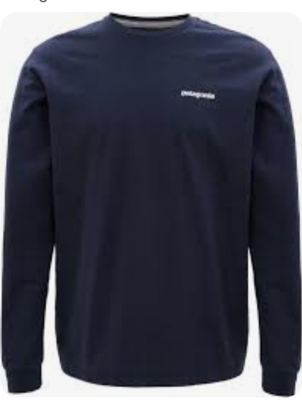 Patagonia Men's Long Sleeve Crewneck Pullover Tee. Size 2XL